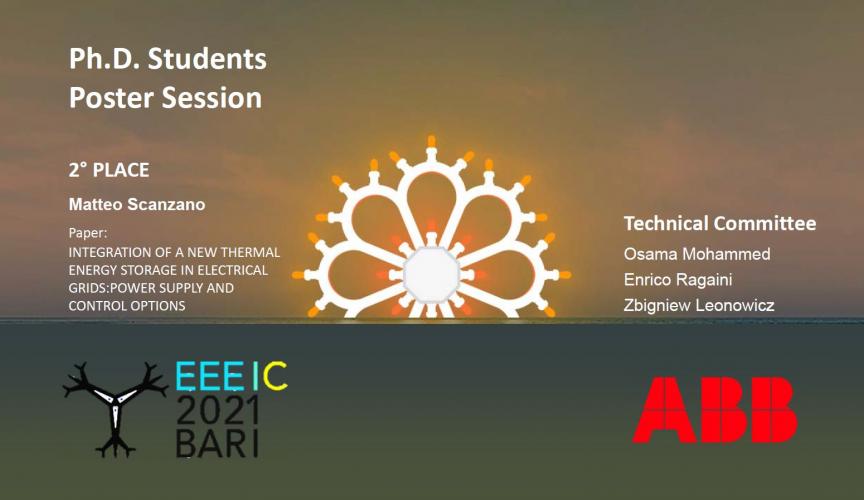 EEEIC21 - Magaldi and La Sapienza University Poster wins the second place
