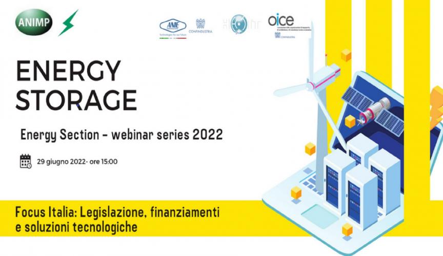 Energy Storage Webinar by ANIE, Massimiliano Masi among relators