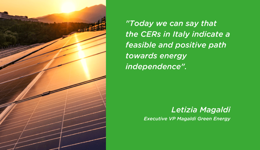 Letizia Magaldi is an expert speaker at Unioncamere & Ficei’s “Renewable Energy Communities in Industrial Areas” conference