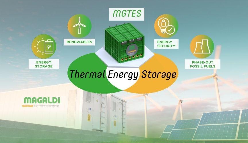 Green heat for industries: renewables production is booming, now storage becomes strategic