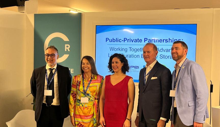 MGTES at the LDES discussion on "Public-Private Partnerships: Working Together to Advance Long-Duration Energy Storage"