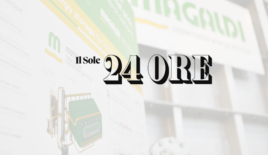 Il Sole 24 Ore: Magaldi. Dalla sabbia vapore verde per l'industria.